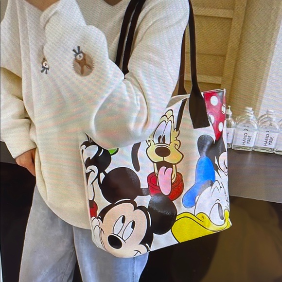 Disney Red and Black Tote with Classic Charm - Picture 2 of 4